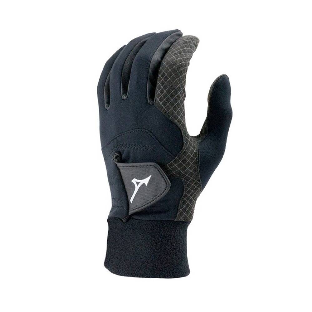 Mizuno Men's ThermaGrip - Pair Golf Gloves Black (230186-RBV)